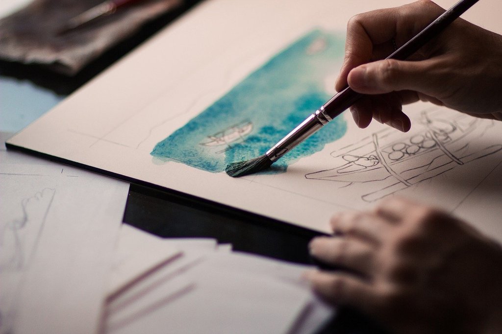 Réaliser des oeuvres d'art à la peinture ou au collage